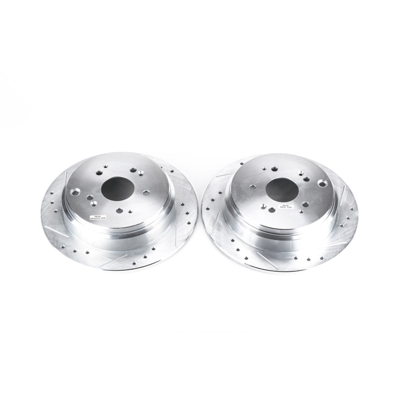 PowerStop Power Stop 02-04 Honda Odyssey Rear Evolution Drilled & Slotted Rotors - Pair