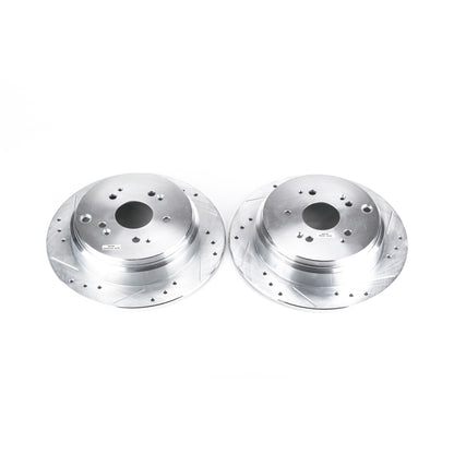PowerStop Power Stop 02-04 Honda Odyssey Rear Evolution Drilled & Slotted Rotors - Pair