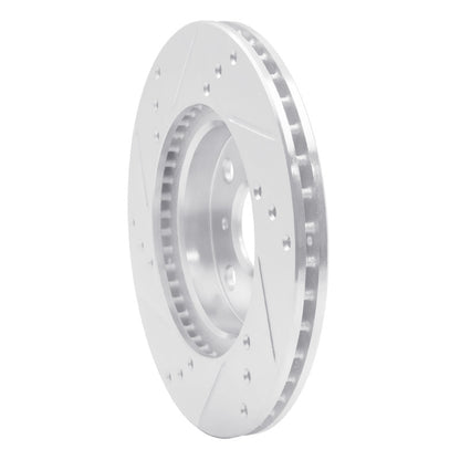 R1 Concepts R1 00-05 Toyota MR2 Spyder Front Right Drilled & Slotted Silver Brake Rotor