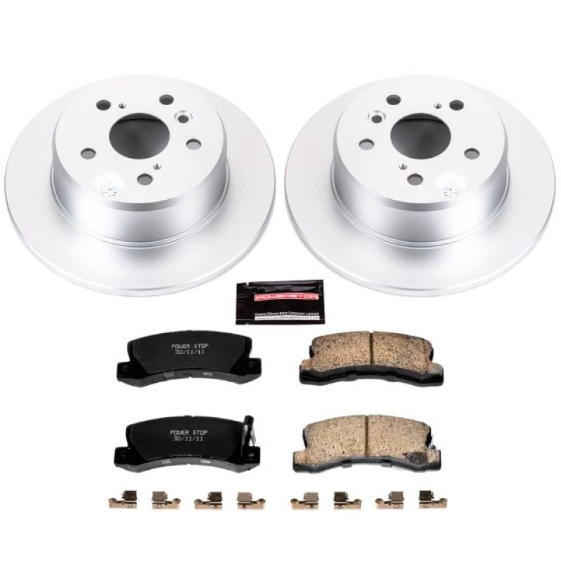 PowerStop Power Stop 99-03 Lexus RX300 Rear Z17 Evolution Geomet Coated Brake Kit