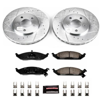 PowerStop Power Stop 95-00 Chrysler Cirrus Front Z23 Evolution Sport Brake Kit