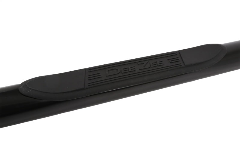 Dee Zee 14-19 Chevrolet Silverado Tubes - 3In Round Black Steel CrewCab