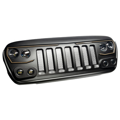 ORACLE Lighting Oracle VECTOR Series Full LED Grille - Jeep Wrangler JL/JT - NA