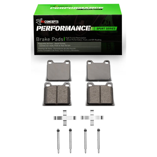 R1 Concepts R1 75-04 Volvo 850 Rear Performance Sport Pads & Hardware Kit