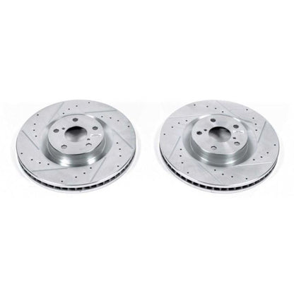PowerStop Power Stop 09-10 Lexus GS350 Front Evolution Drilled & Slotted Rotors - Pair