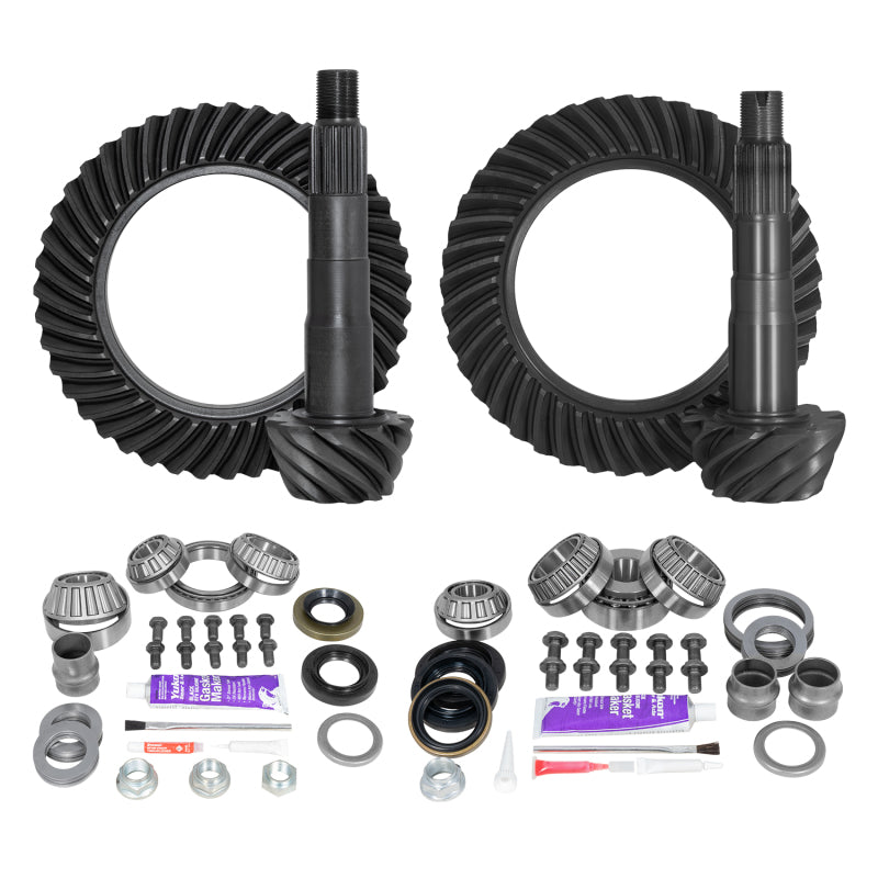 Yukon Gear & Axle Yukon Gear Ring & Pinion Gear Kit Front & Rear for Toyota 8/8IFS Diff (w/Factory Locker) 4.88 Ratio