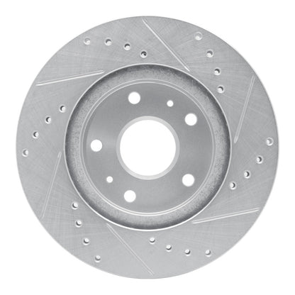 R1 Concepts R1 07-19 Suzuki SX4 S-Cross (Mexico) Front Left Drilled & Slotted Silver Brake Rotor