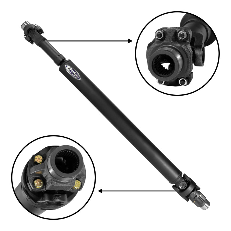 Yukon Gear & Axle Yukon Gear Performance Rear Driveshaft 2018 Jeep JL Sahara 4 Door Auto Selec-Trac