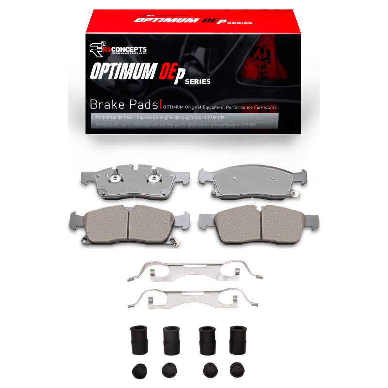 R1 Concepts R1 12-18 Mercedes-Benz GL350 Front Optimum OE Pads & Hardware Kit