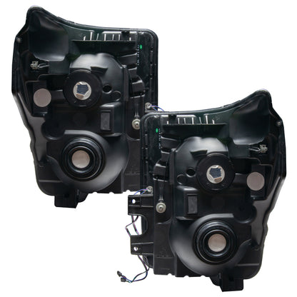 ORACLE Lighting Oracle 11-16 Ford F250/350 LED HL - Black - ColorSHIFT w/ Simple Controller
