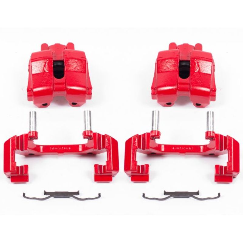 PowerStop Power Stop 09-12 Ford Escape Front Red Calipers w/Brackets - Pair