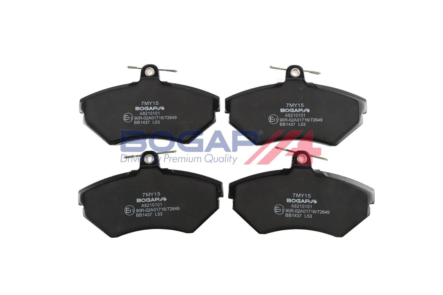 BOGAP A8210101 Brake Pad Set, Disc Brake
