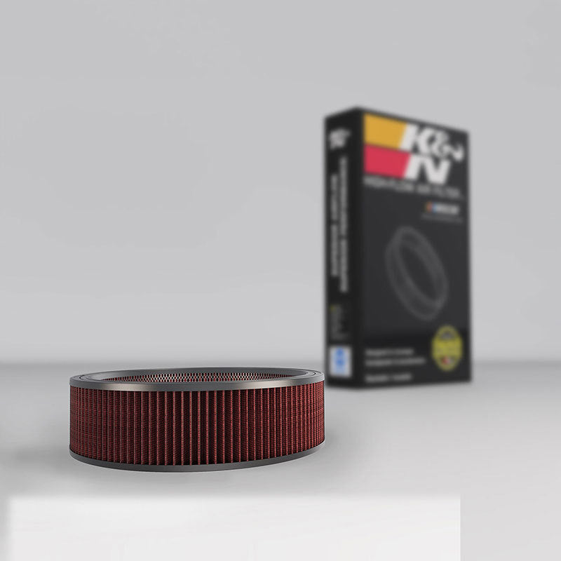 K&N Engineering K&N Replacement Drop In Air Filter - 14in OD / 12in ID / 4in H w/ Wire