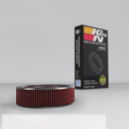 K&N Engineering K&N Replacement Drop In Air Filter - 14in OD / 12in ID / 4in H w/ Wire