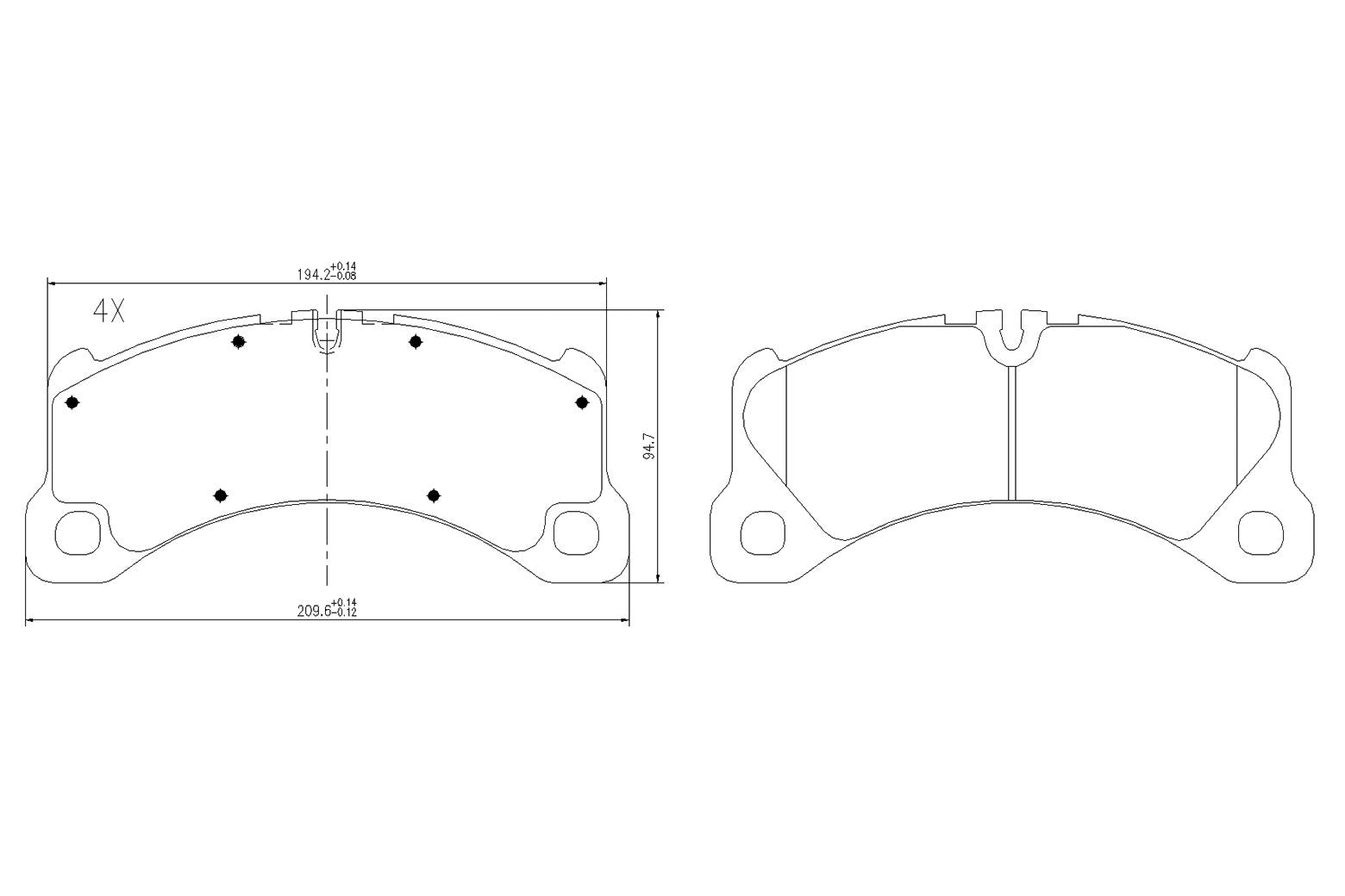 BOGAP A8210255 Brake Pad Set, Disc Brake