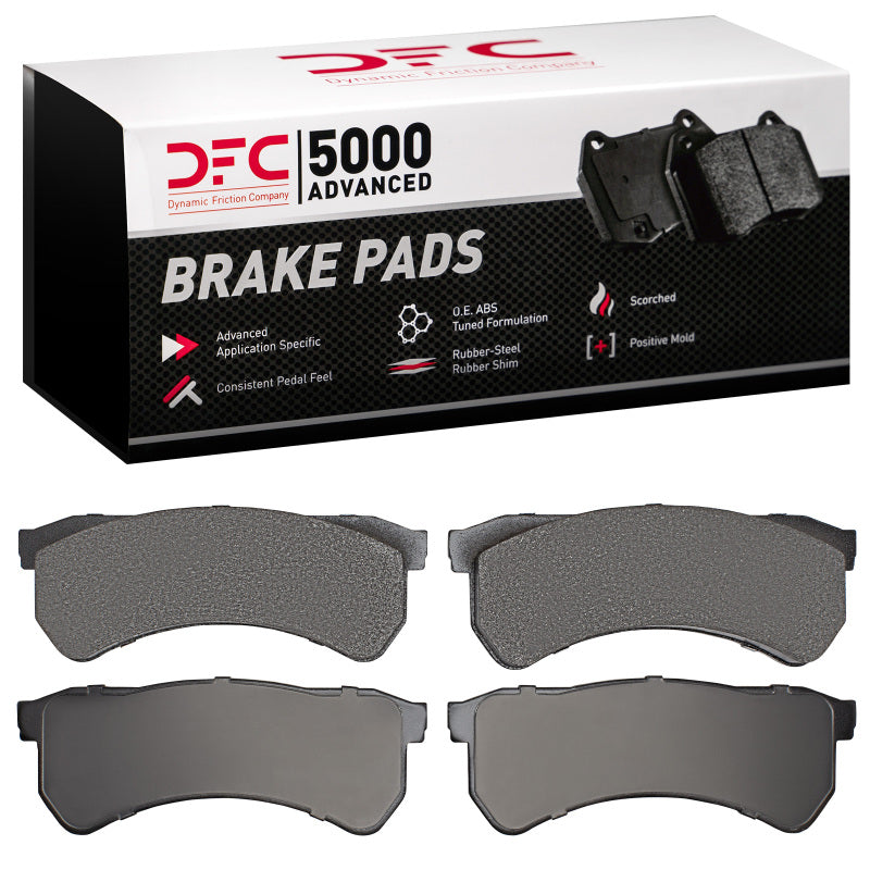 DFC 16-24 Freightliner MT55 Front/Rear 5000 Advanced Semi Metallic Brake Pads