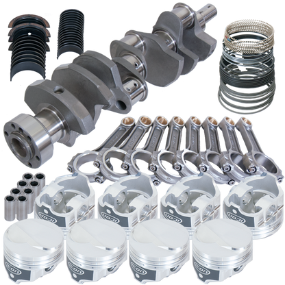 Eagle Chevy 454 1Pc 4.000in Crank 6.135in I-Beam Rods 18cc Dome 4.320in Pistons Rotating Assembly