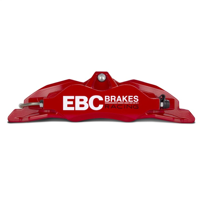 EBC Racing 10-14 Ford Mustang GT 5.0L Red Apollo-4 Calipers 355mm Rotors Front Big Brake Kit