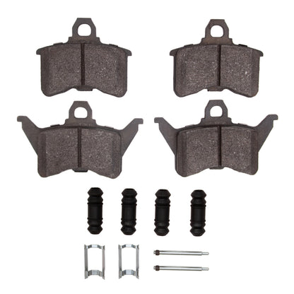 R1 Concepts R1 88-90 Chrysler Dynasty Rear Optimum OE Pads & Hardware Kit