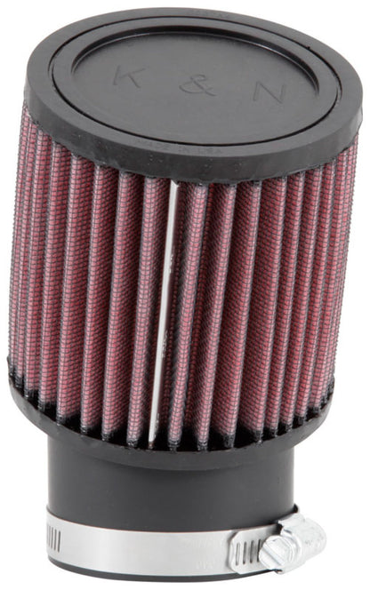 K&N Engineering K&N Filter Universal Rubber Round Straight Filter 20 Deg Angled 2-7/16in Flange 3-3/4in OD 4in H