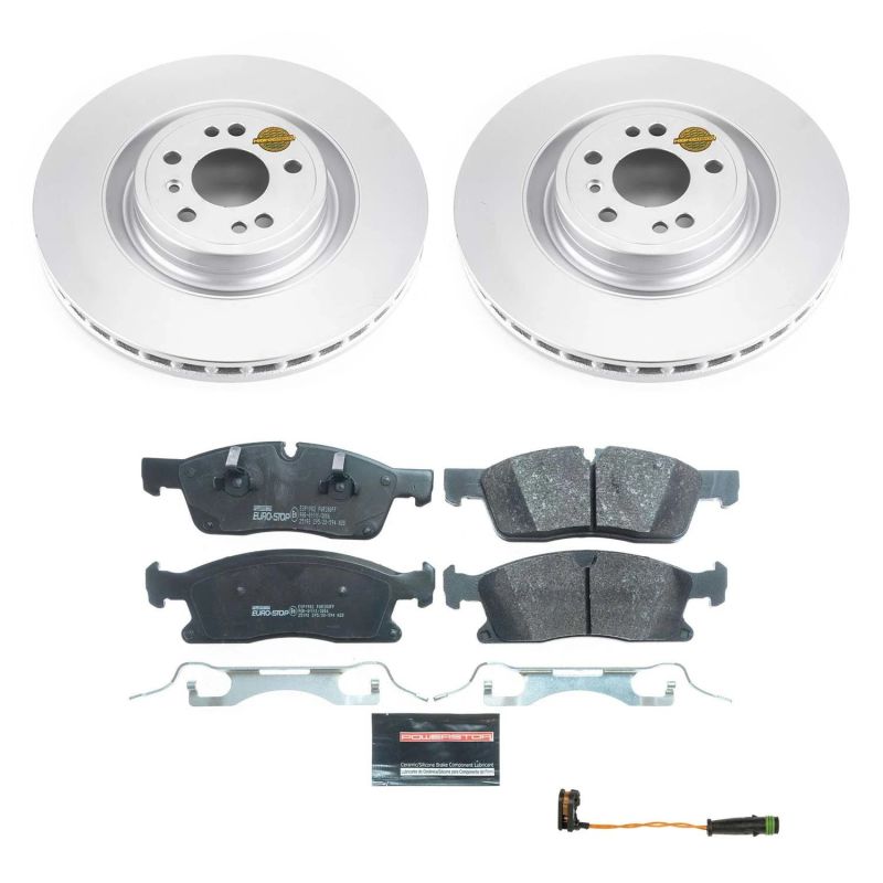 PowerStop Power Stop 2016 Mercedes-Benz GLE300d Front Euro-Stop Brake Kit