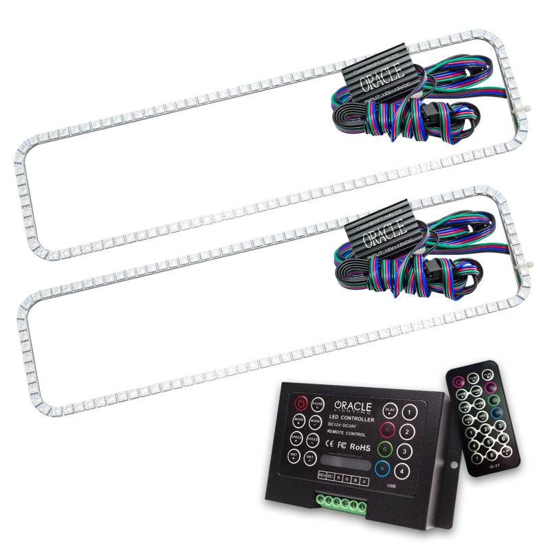 ORACLE Lighting Oracle GMC Sierra 88-98 Halo Kit - ColorSHIFT w/ 2.0 Controller