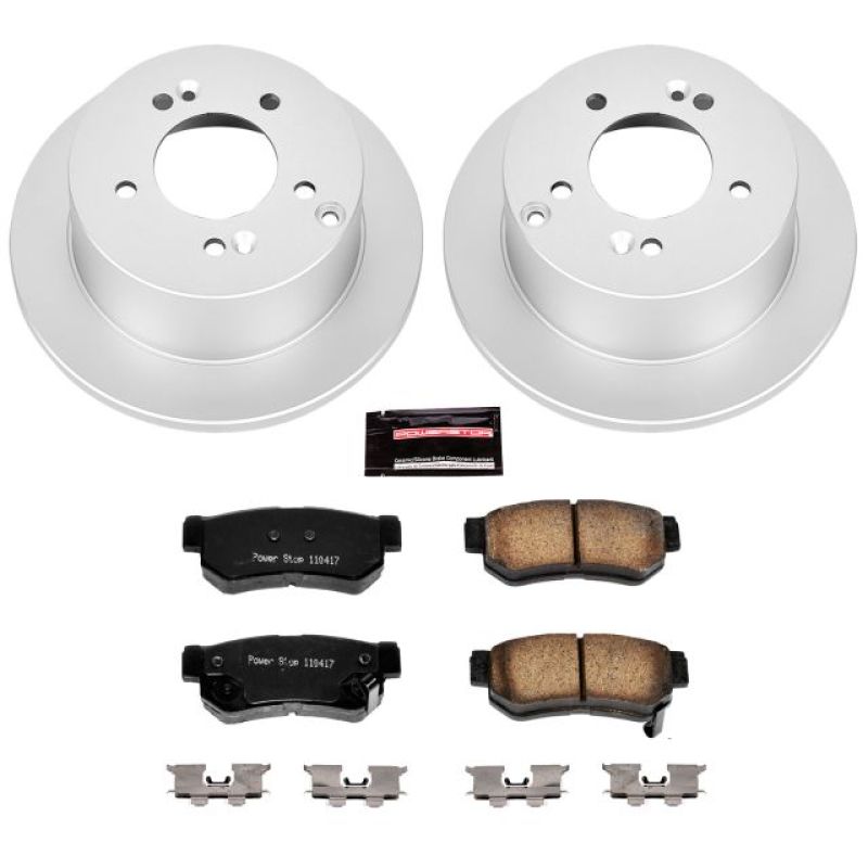 PowerStop Power Stop 06-08 Hyundai Sonata Rear Z17 Evolution Geomet Coated Brake Kit