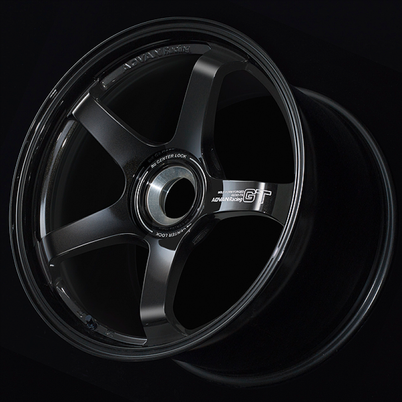 Advan GT for Porsche 18x10.0 / +52 Offset / 5x130 / 71.6mm Bore / Racing Titanium Black
