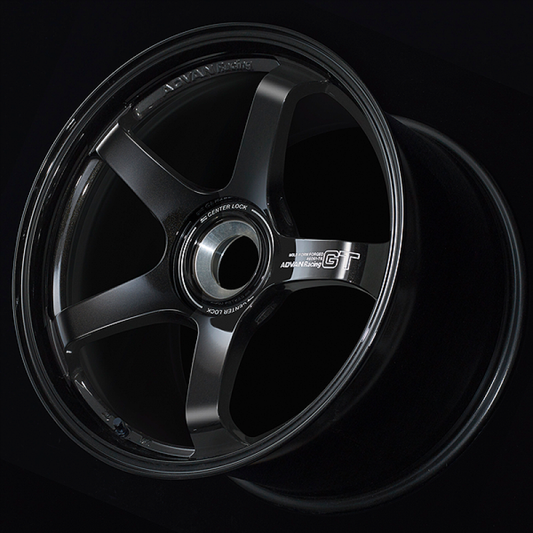 Advan GT for Porsche 19x11.5 / +63 Offset / 5x130 / 71.6mm Bore / Racing Titanium Black