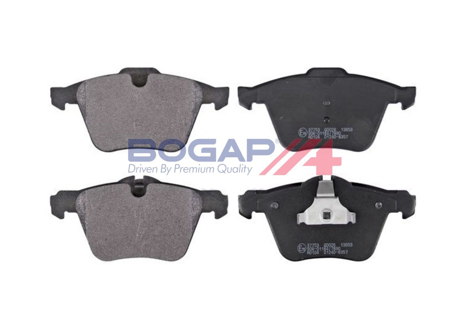 BOGAP J8210104 Brake Pad Set, Disc Brake