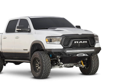 Addictive Desert Designs 2019 Ram Rebel 1500 Stealth Fighter Fr Bumper w/Winch&Parking Sensor Mounts