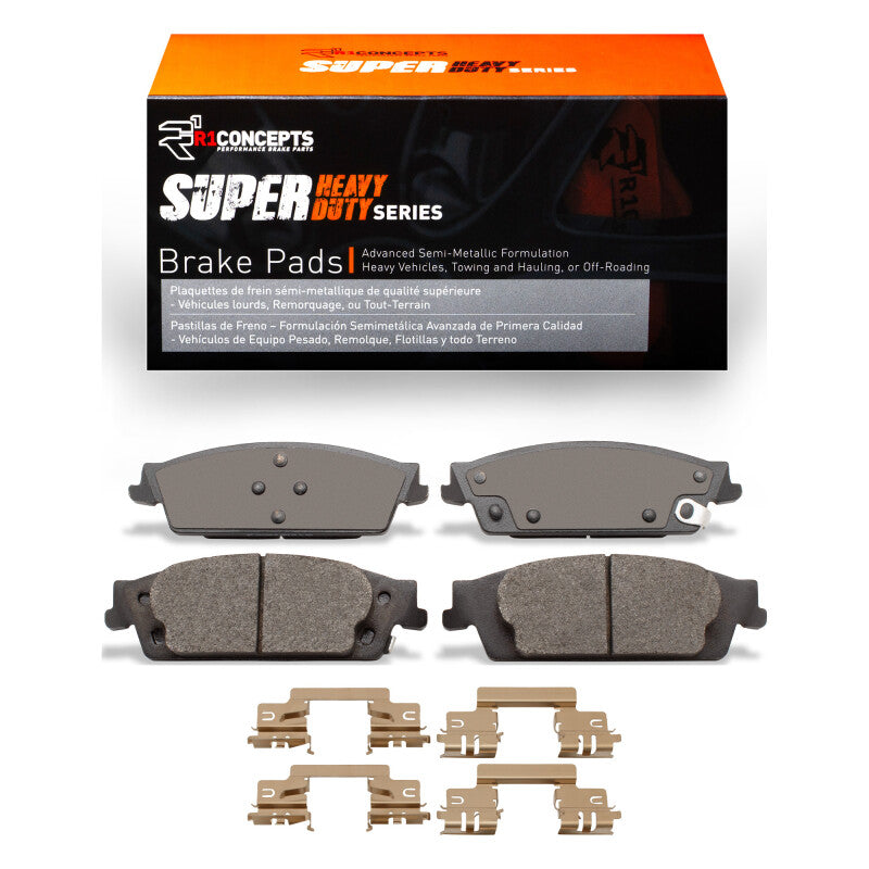 R1 Concepts R1 07-20 Cadillac Escalade ESV Rear Super Duty Pads & Hardware Kit