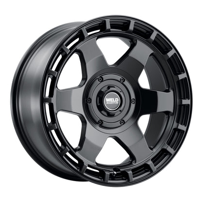 Weld Off-Road Ridge 17x9 - 6x135 / 6x139.7 BP - ET-12 - 106.1mm CB - Satin Black Wheel