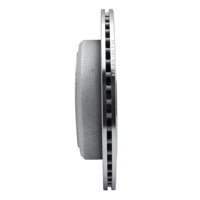 R1 Concepts R1 03-11 Lincoln Town Car Rear Left Drilled & Slotted Silver Brake Rotor