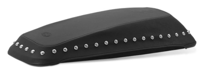 Mustang Motorcycle Mustang 08-21 Harley FL Touring Saddlebag Lid Covers w/ Studs - Black