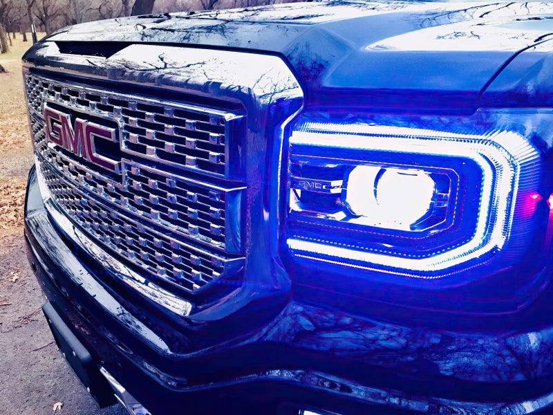 ORACLE Lighting Oracle 16-18 GMC Sierra Headlight DRL Upgrade Kit - ColorSHIFT w/ Simple Controller