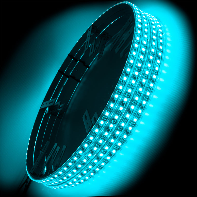 ORACLE Lighting Oracle LED Illuminated Wheel Rings - Aqua