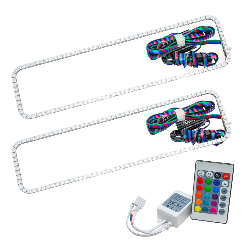 ORACLE Lighting Oracle Chevrolet CK 87-99 Halo Kit - ColorSHIFT w/ Simple Controller