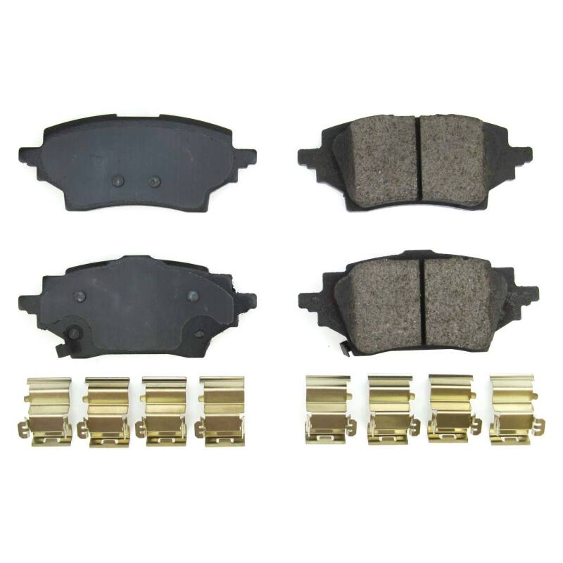 PowerStop Power Stop 19-21 Toyota C-HR Rear Z17 Evo Ceramic Brake Pads w/Hardware