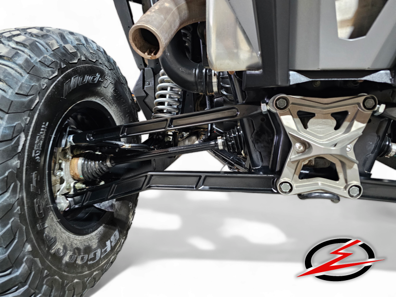 Elektric Off Road Elektric Offroad 2020+ Polaris Rzr Pro Xp Volt Billet Radius Rods Anodized Blk