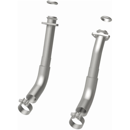 MagnaFlow 66-72 Chevy C10 Pickup V8 2-Piece Front Exhaust Pipe Kit (2in Tubing/Clamps/Inlet Flanges)