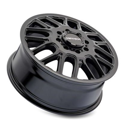 Mayhem 8107D Cogent Dually 17x6.5 / 8x210 BP / 125mm Offset / 154.2mm Hub Gloss Black Wheel