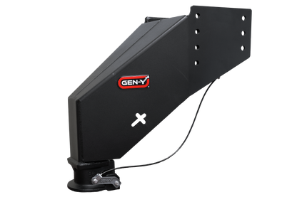 GEN-Y Hitch Gen-Y Nomad Static 5th Wheel to Gooseneck - 6.5K TW 30K Tow - Texture Black (Rhino Frames)