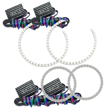 ORACLE Lighting Oracle Mercedes Benz C-Class 08-11 Halo Kit - ColorSHIFT w/o Controller
