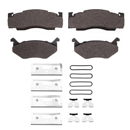 R1 Concepts R1 1973-1989 Chrysler LeBaron Front/Rear R1 Optimum OE Pads & Hardware Kit