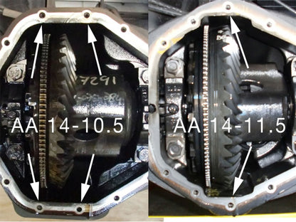 aFe Rear Differential Cover (Raw; Street Series); Dodge Diesel Trucks 03-05 L6-5.9L (td)