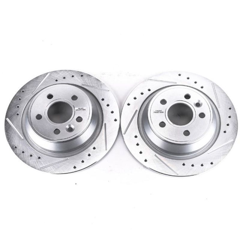 PowerStop Power Stop 12-15 Land Rover Range Rover Evoque Rear Evolution Drilled & Slotted Rotors - Pair