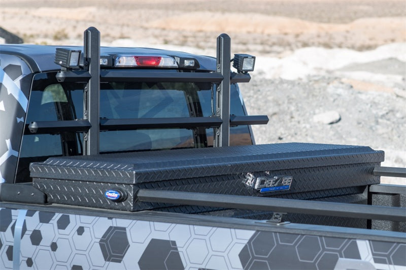 Dee Zee 17-23 Ford SuperDuty Cargo Management Cab Rack - Txt Blk