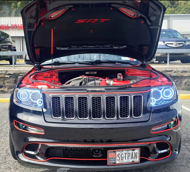 ORACLE Lighting Oracle Jeep Grand Cherokee 11-13 Triple Halo Kit - ColorSHIFT w/ 2.0 Controller