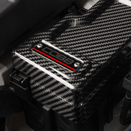 COBB 846665-KIT FUSE COVER KIT CARBON FIBER REDLINE FOR SUBARU WRX 2022-